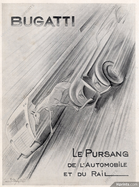 Bugatti Automobiles Original Adverts And Images