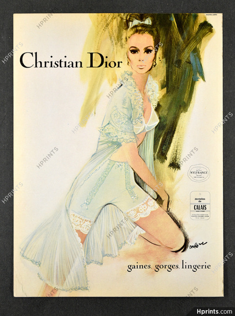 Christian Dior Lingerie 1967 Panty Girdle Negligee Pierre