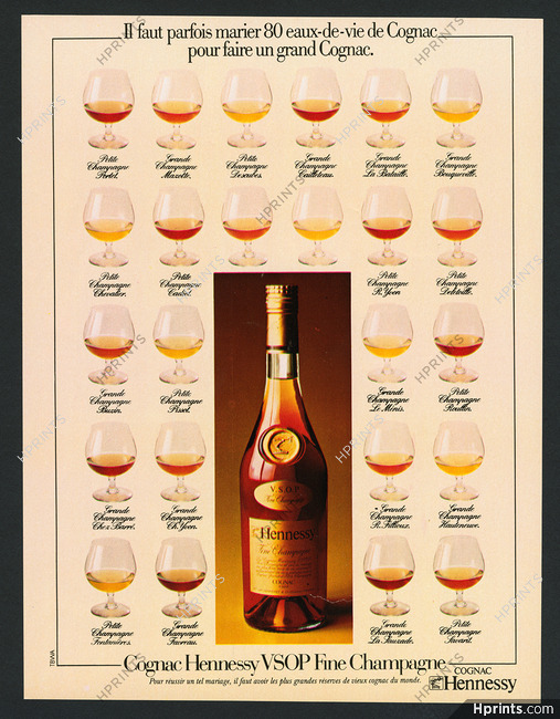 Hennessy Cognac 1978 VSOP Fine Champagne Drinks