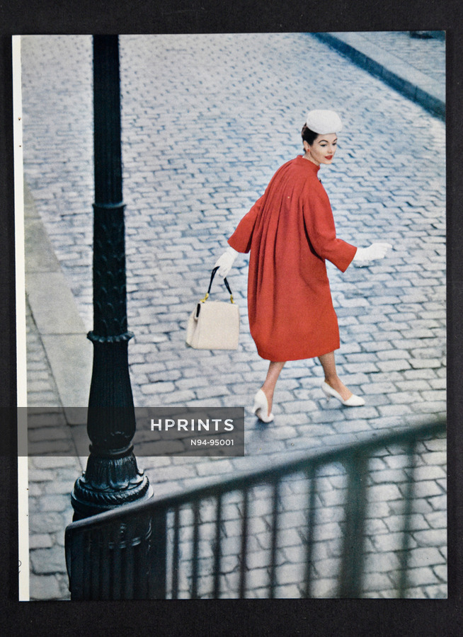 Pierre Cardin 1957 Coat Dumas & Maury — Clipping