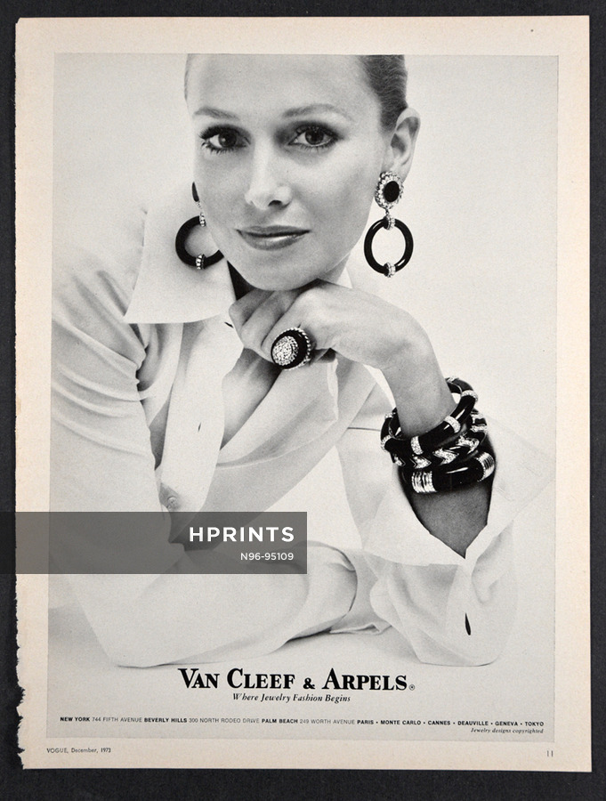 Van Cleef & Arpels 1973 — Advertisement