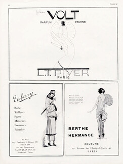 Piver (Perfumes) 1920 Georges Lepape, Berthe Hermance