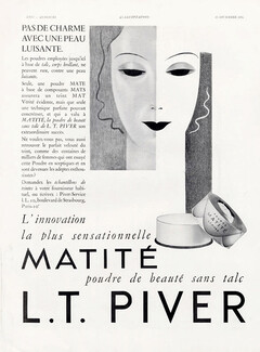 Piver (Cosmetics) 1934 Matité Art Deco Style