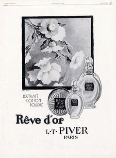Piver 1929 Rêve d'Or, Flowers, Dormoy
