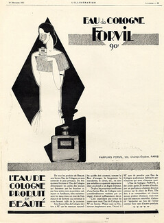 Forvil 1925 Eau de Cologne, Art Deco Style