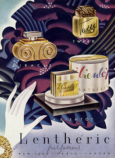 Lenthéric 1934 A Bientôt Tweed Miracle