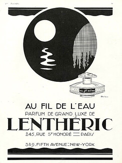 Lenthéric 1933 Au Fil de l'Eau