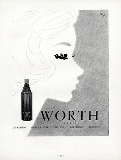 Worth (Perfumes) 1959 Je Reviens, Angels, Francis Gilletta