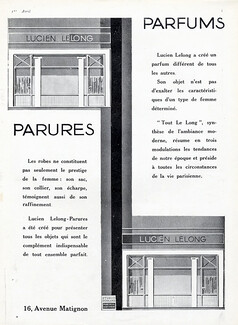 Lucien Lelong (Parures, Parfums) 1927