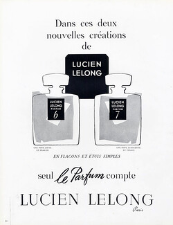 Lucien Lelong (Perfumes) 1951 N°6 & N°7