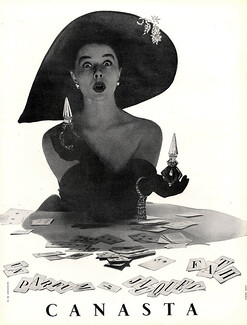 Jacques Fath (Perfumes) 1951 Canasta Photo Arik Népo