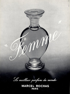 Marcel Rochas (Perfumes) 1955 Femme