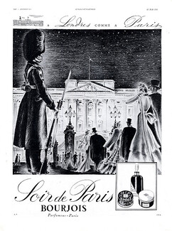 Bourjois 1937 Londres comme à Paris, Ferrand