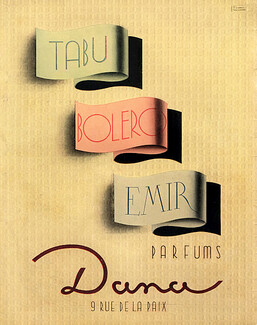 Dana (Perfumes) 1943 Tabu, Bolero, Emir, Facon Marrec