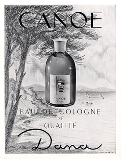 Dana (Perfumes) 1951 Canoe G.Laurain