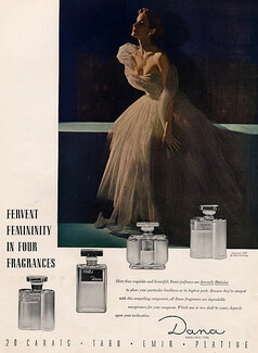 Dana (Perfumes) 1950 Platine, 20 Carats, Emir, Tabu