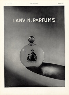 Lanvin (Perfumes) 1932 Photo Bresson, Logo Paul Iribe