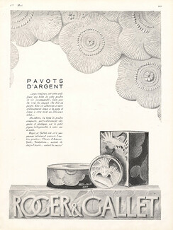Roger & Gallet 1927 Pavots d'Argent, Art Deco Style