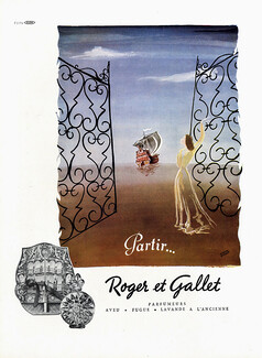 Roger & Gallet 1943 Partir, Jacques Bidault