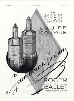 Roger & Gallet 1931 Eau de Cologne, Jean-Marie Farina