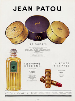 Jean Patou (Powder, Cologne, Lipstick) 1955