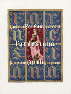 Caron (Perfumes) 1948 Farnesiana Medieval Costumes