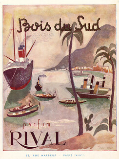 Rival (Perfumes) 1943 Bois du Sud, Jean Berque