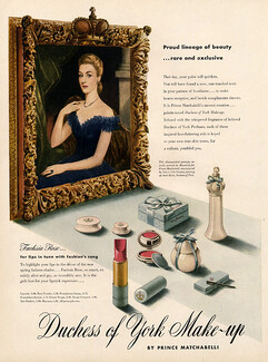Matchabelli (Cosmetics) 1948 Duchess of York