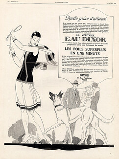 Velouty de Dixor 1928 René Vincent Dog