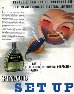 Pinaud 1946 Shaving Set Up