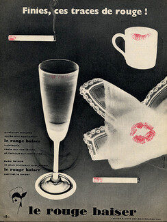 Rouge Baiser 1958 Lipstick (Version 2x cigarettes)