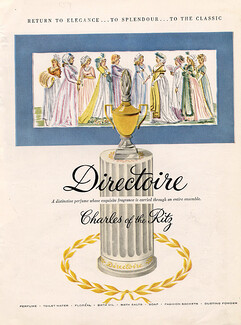 Charles of the Ritz (Perfumes) 1951 Directoire, 19th Century Costumes