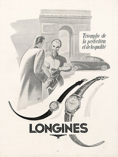 Longines 1952 Henri Mercier, Arc De Triomphe