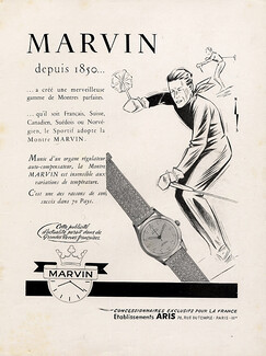 Marvin (Watches) 1955 Skiing
