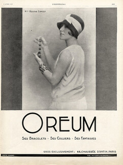 Oreum 1927 Bracelet Model Regina Camier, Photo Manuel Frères