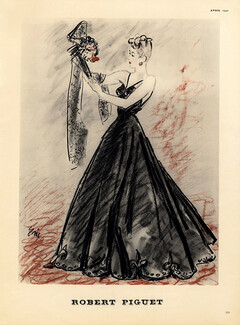 Robert Piguet 1939 Evening Gown, Eric