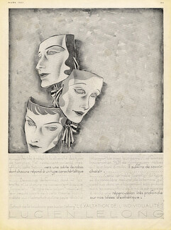Lucien Lelong 1931 "L'éxaltation de l'individualité" Extrait de la brochure par Lucien Lelong