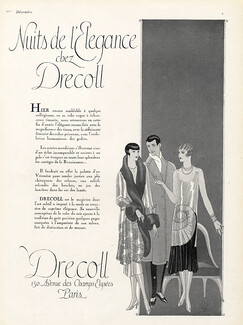 Drecoll, Dressmakers — Vintage original prints and images