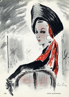 Jane Blanchot (Millinery) 1945 Pierre Simon