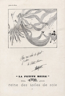 La Petite Reine (silk) 1929 Mistinguett, Chatillon Mouly Roussel