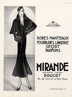 Mirande (Couture) 1931 Winter Coat