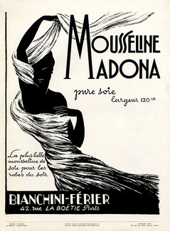 Bianchini Férier 1939 Mousseline Madona