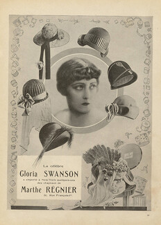 Marthe Régnier (Hats) 1925 Miss Gloria Swanson