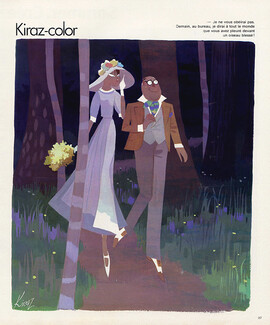 Kiraz 1978 Kiraz-color, The Lovers Elegant Parisienne