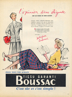 Boussac (Fabric) 1955 Pierre Couronne