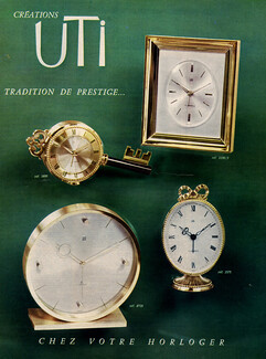 UTI (Watches) 1963 Alarm Clocks