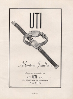 UTI (Watches) 1947 Charles Lemmel