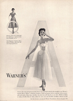 Warner's (Lingerie) 1955 Bra, Spanish advert, Lagarrigue