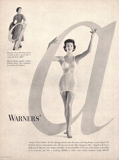 1954 Warner's Bras Girdles Corselettes Woman Underwear Vintage