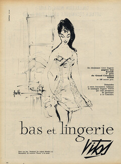 Vitos (Lingerie) 1957 Falk, Nightgown